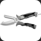 Cressi Alligator Knife Scissor style dive knife to cut ropes and lines underwater