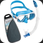 Cressi Marea VIP set Mask and Snorkel set with Marea mask and Gamma snorkel