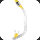 Cressi Minidry snorkel Snorkel with purge valve and dry top in junior size