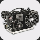 LW100 Compressor with gasoline engine Cressi BCD's Aquaride2