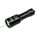 Powerful LED light with green laser pointer 