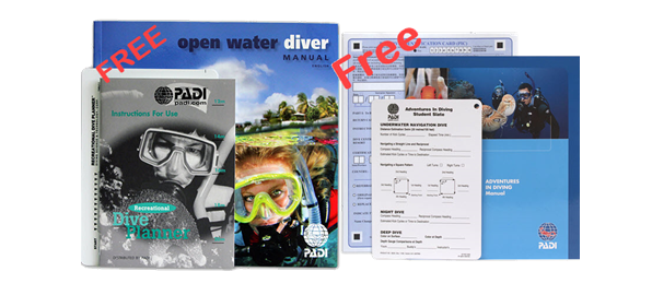 Padi Ow And Aow Cert Pak With Free Shipping