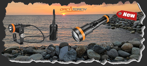 New dive lights from OrcaTorch