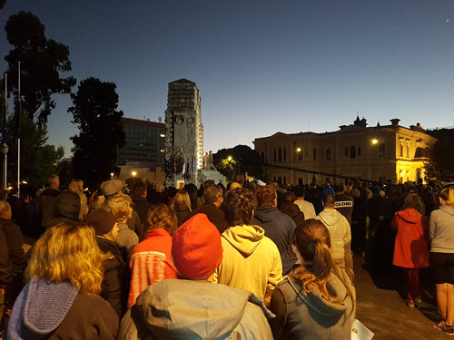 Anzac Dawn Service at South Australian National War Memorial