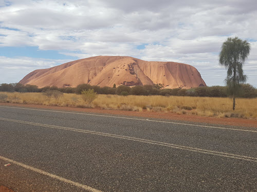 Ayers Rock from the distance