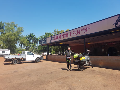 Drink stop at Humpty Doo tavern 