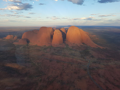 Mt Olgas in the sunset