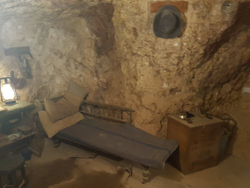 Underground accommodation from old days in Coober Pedy