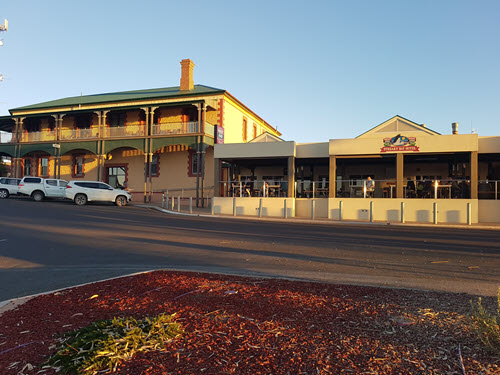 The main hotel in Streaky Bay