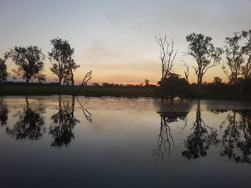 Sunset at Yellow Water billabong