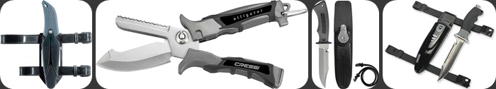 Knife banner Knife page different knife as samples