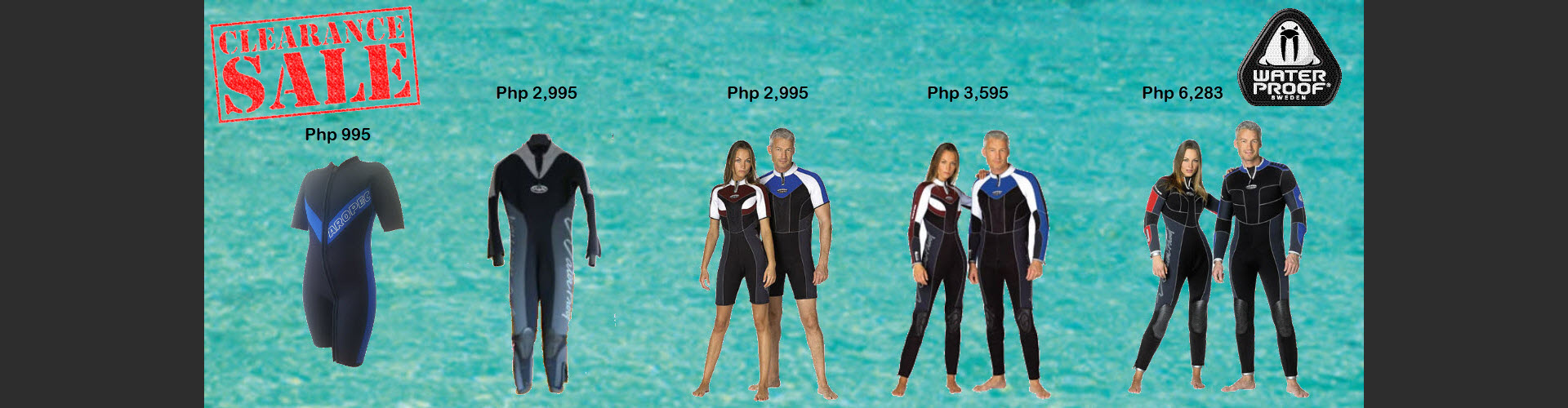 Wetsuit sales with price