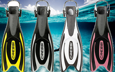 Cressi Frog Plus Open Heel Dive Fins, cressi fins, cressi open